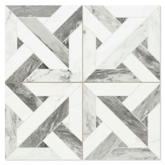 Gulvflis <strong>Trinity</strong>  Hvit Matt-Sateng 44x44 cm